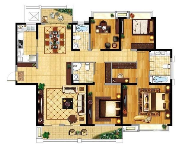 房屋最旺的四种房型房屋布局