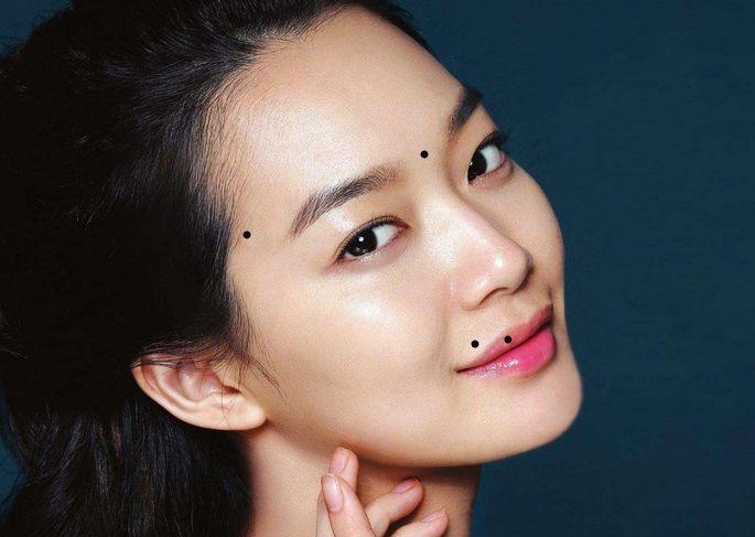 女人脸上十大吉痣
