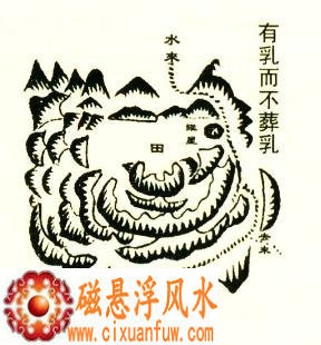 江右雷氏祖坟宝水风水