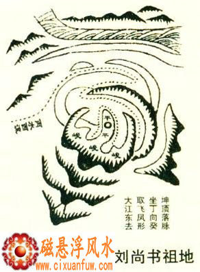 司马头陀所下刘尚书祖坟风水