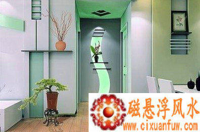 进门玄关风水天花板布置方法